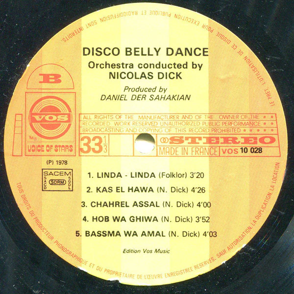 نقولا الديك - Disco Belly Dance (LP, Album) - Image 4