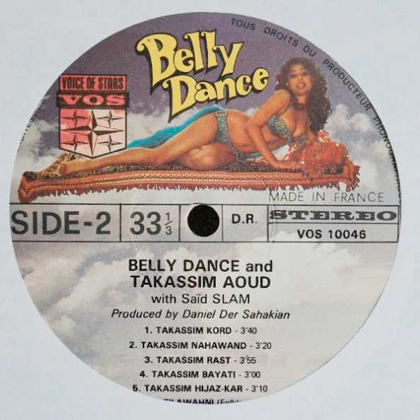 سعيد سلام = Saïd Slam* - Belly Dance & Takassim: تقاسيم على العود = Aoud (Luth) (LP, RE) - Image 4