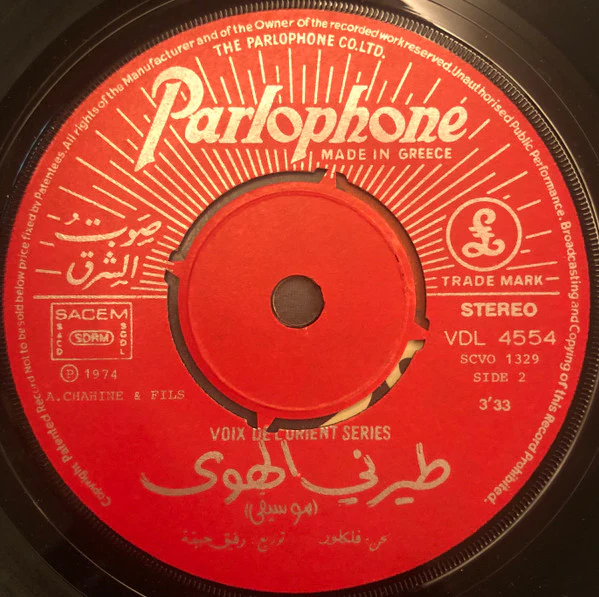 علي جعفر - Tayarni Al Hawa (7", Single) - Image 4