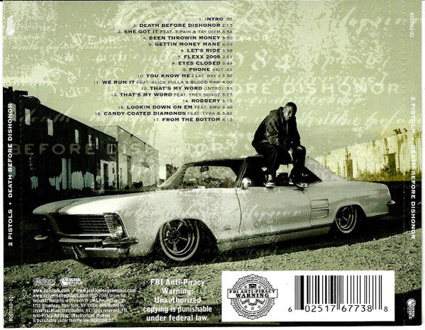 2 Pistols - Death Before Dishonor (CD, Album) - Image 2