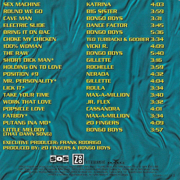 20 Fingers - 20 Fingers (CD, Comp) - Image 2