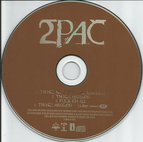 2Pac - Thugz Mansion (CD, Single, Enh) - Image 2