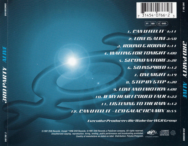 3rd Party - Alive (CD, Album) - Image 2