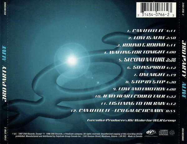 3rd Party - Alive (CD, Album) - Image 2