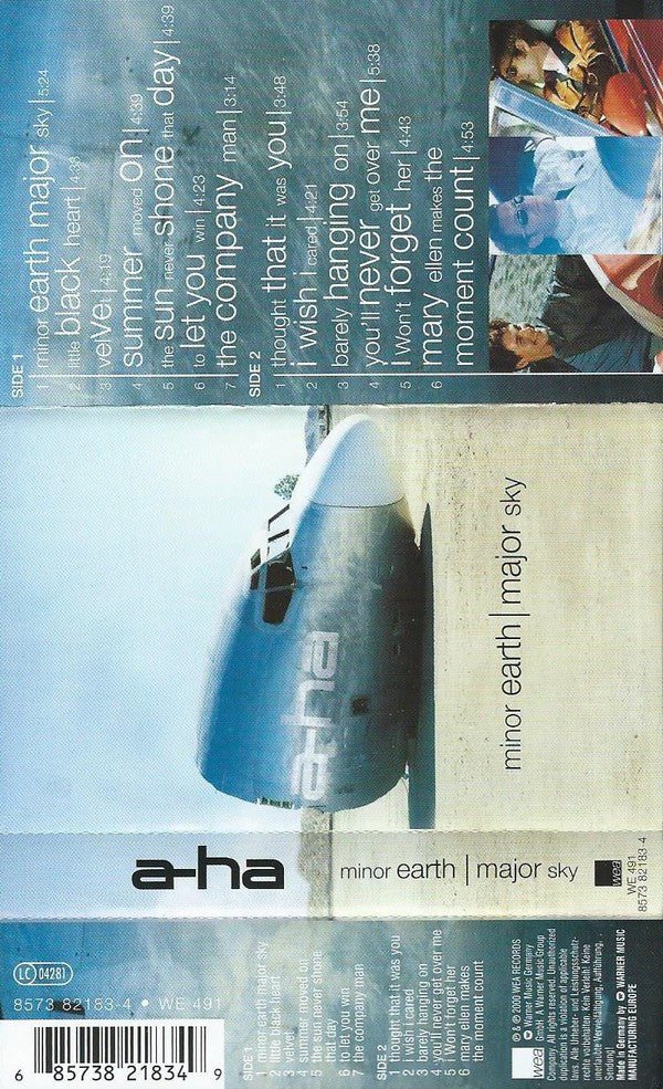 a-ha - Minor Earth | Major Sky (Cass, Album) - Image 2