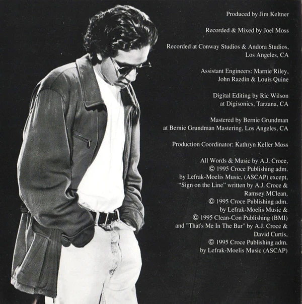 A.J. Croce - That's Me In The Bar (CD, Album) - Image 2