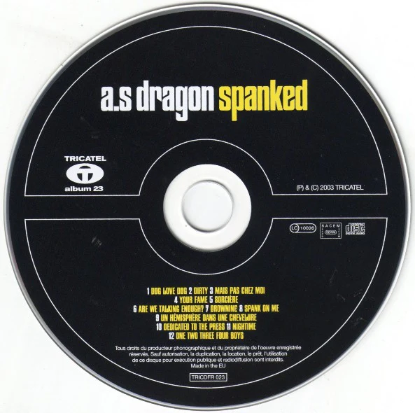 A.S Dragon - Spanked (CD) - Image 3