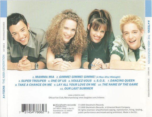 A*Teens - The ABBA Generation (CD, Album) - Image 2