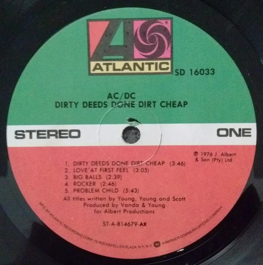AC/DC - Dirty Deeds Done Dirt Cheap (LP, Album, RE, All) - Image 3