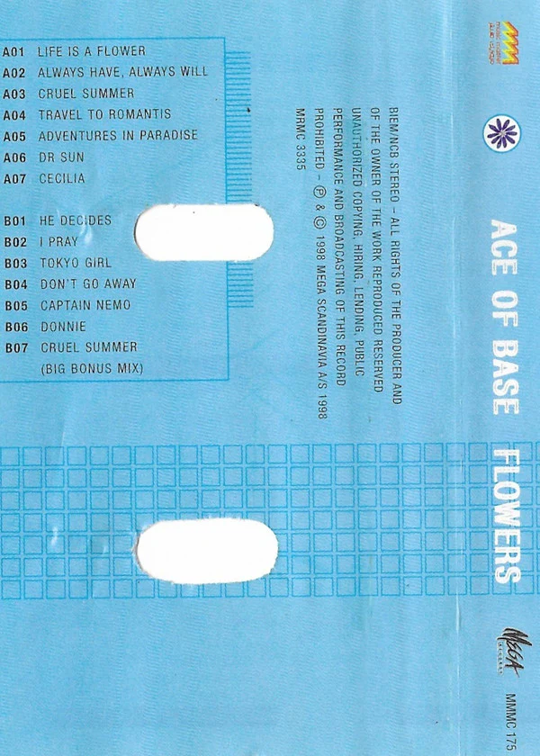 Ace Of Base - Flowers (Cass, Album, RE) - Image 3