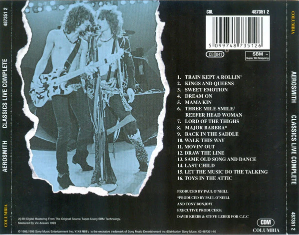 Aerosmith - Classics Live Complete (CD, Comp) - Image 3