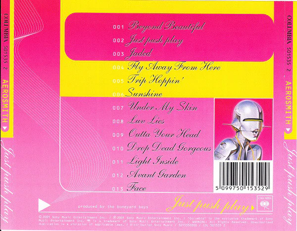 Aerosmith - Just Push Play (CD, Album, Enh) - Image 2