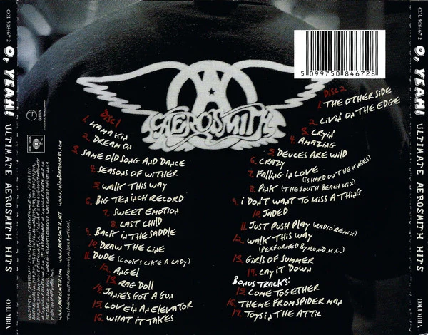 Aerosmith - O, Yeah! (Ultimate Aerosmith Hits) (2xCD, Album, Comp, CD-) - Image 2