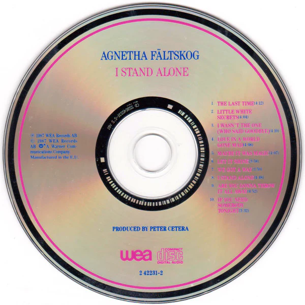 Agnetha Fältskog - I Stand Alone (CD, Album, RE, RP) - Image 3