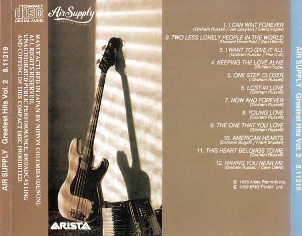 Air Supply - Greatest Hits Vol. II (CD, Comp) - Image 4