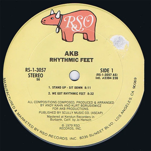 AKB - Rhythmic Feet (LP, Album) - Image 3