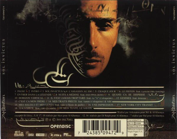 Akhenaton - Sol Invictus (CD, Album, Enh) - Image 2
