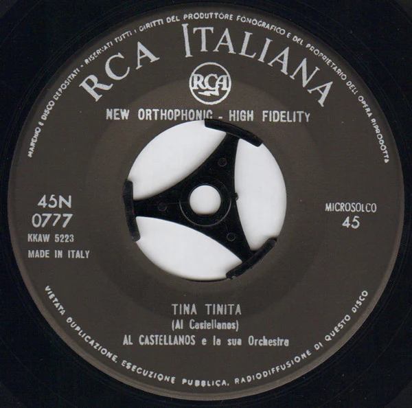 Al Castellanos E La Sua Orchestra* - Mish Mash (7", Single) - Image 4