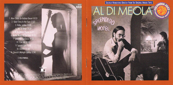 Al Di Meola - Splendido Hotel (CD, Album, RE, RM, RP) - Image 5