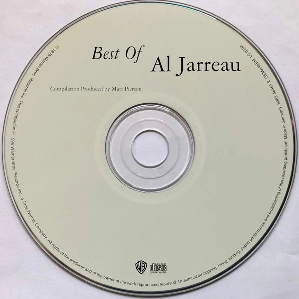 Al Jarreau - Best Of Al Jarreau (CD, Comp) - Image 3