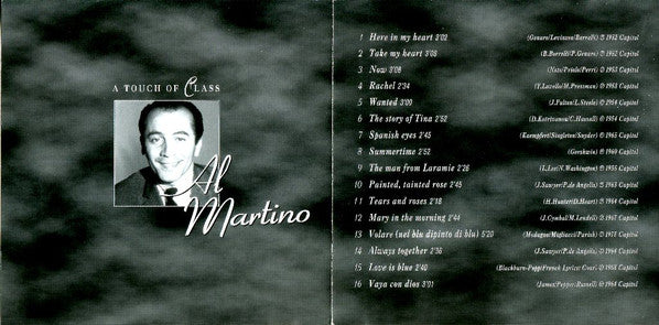 Al Martino - A Touch Of Class (CD, Comp) - Image 3