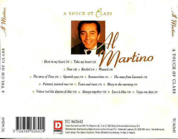 Al Martino - A Touch Of Class (CD, Comp) - Image 5