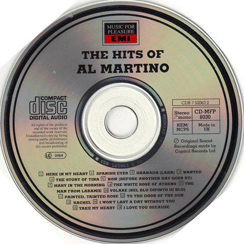 Al Martino - The Hits Of Al Martino (CD, Comp) - Image 3