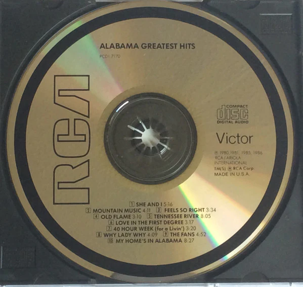 Alabama - Alabama Greatest Hits (CD, Comp, RE) - Image 5