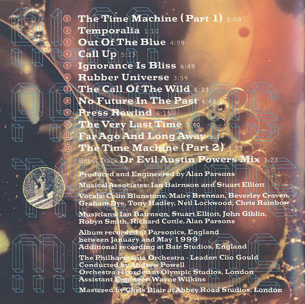 Alan Parsons - The Time Machine (CD, Album) - Image 4