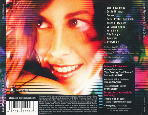 Alanis Morissette - So-Called Chaos (CD, Album, Enh) - Image 2