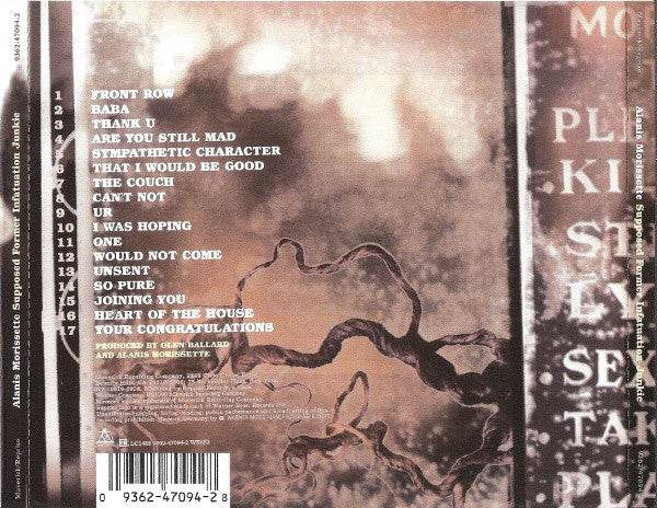 Alanis Morissette - Supposed Former Infatuation Junkie (CD, Album, RP) - Image 2