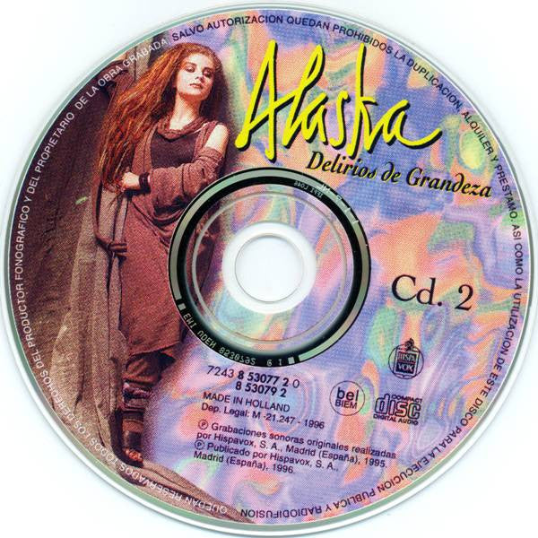 Alaska (6) con Alaska Y Los Pegamoides, Alaska Y Dinarama, Fangoria - Delirios De Grandeza (2xCD, Comp) - Image 4