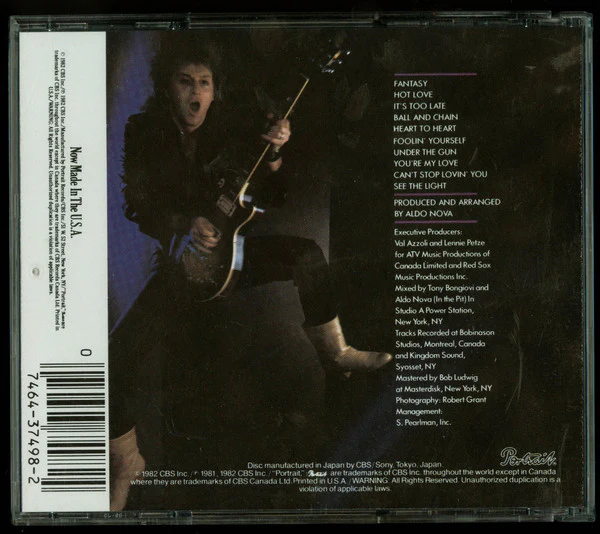 Aldo Nova - Aldo Nova (CD, Album, RE) - Image 2
