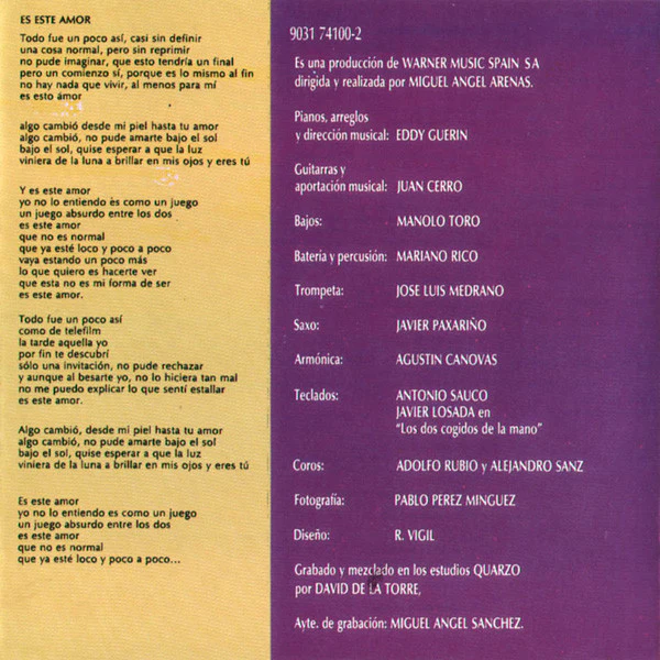 Alejandro Sanz - Viviendo Deprisa (CD, Album) - Image 2