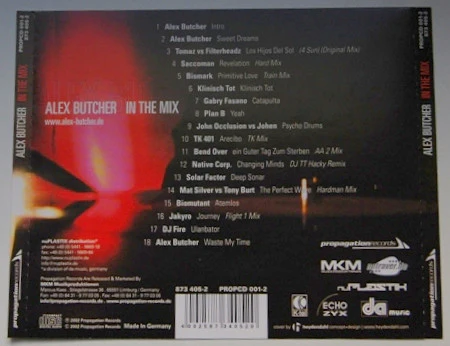 Alex Butcher - In The Mix (CD, Comp, Mixed) - Image 2