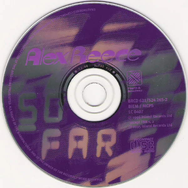 Alex Reece - So Far (CD, Album) - Image 4