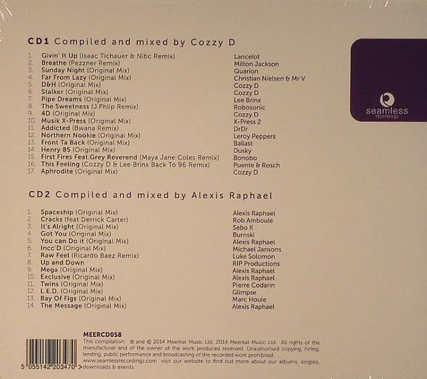 Alexis Raphael & Cozzy D - Creche Ibiza (2xCD, Mixed) - Image 2