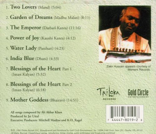 Ali Akbar Khan - Garden Of Dreams (CD, Album, RE) - Image 2
