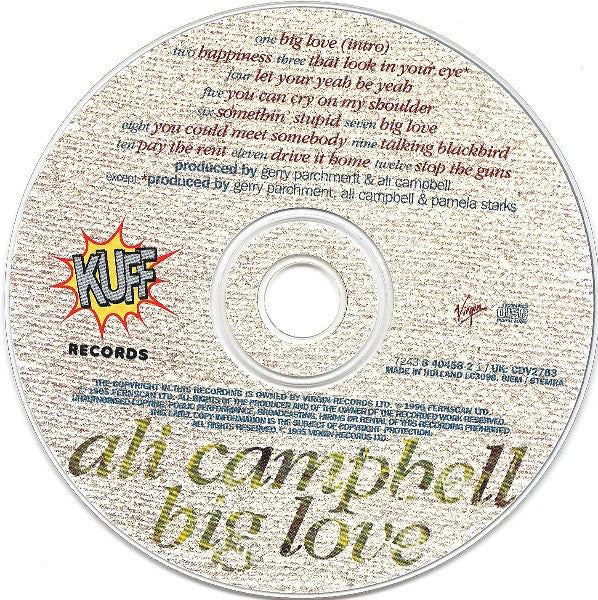 Ali Campbell - Big Love (CD, Album) - Image 3