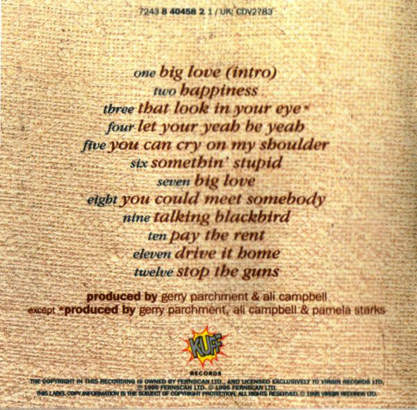 Ali Campbell - Big Love (CD, Album) - Image 4