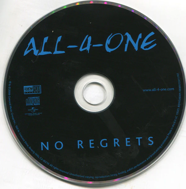 All-4-One - No Regrets (CD, Album) - Image 3