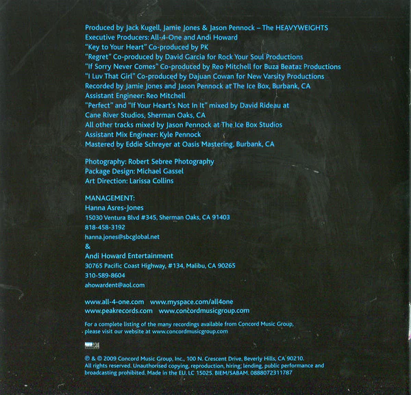 All-4-One - No Regrets (CD, Album) - Image 4