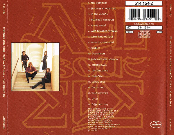All About Eve - Winter Words - Hits And Rareties (CD, Comp) - Image 3