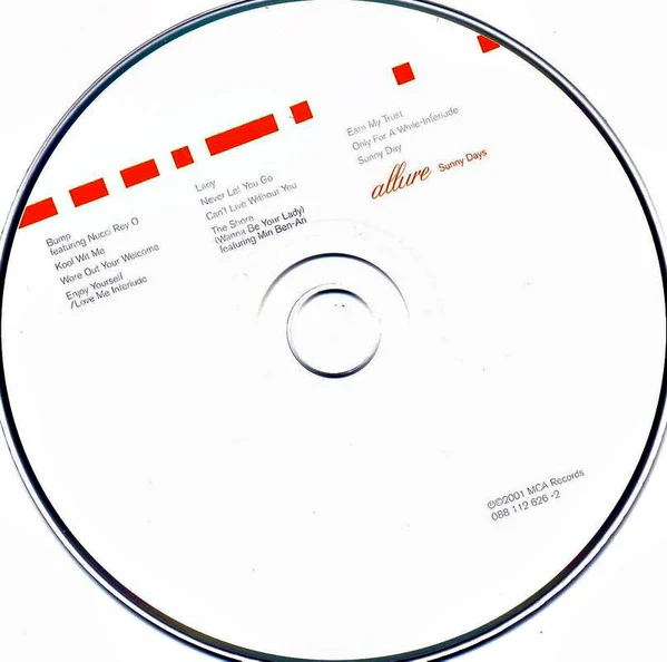 Allure (3) - Sunny Days (CD, Album) - Image 3