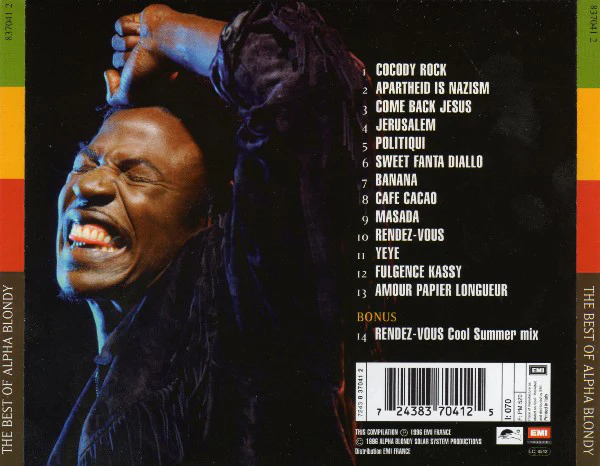 Alpha Blondy - The Best Of Alpha Blondy (CD, Comp) - Image 3