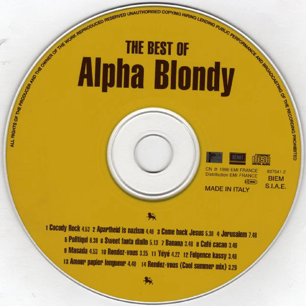 Alpha Blondy - The Best Of Alpha Blondy (CD, Comp) - Image 4