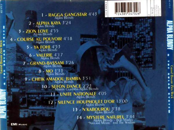Alpha Blondy & The Solar System - Grand Bassam Zion Rock (CD, Album) - Image 3