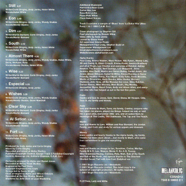 Alpha - The Impossible Thrill (CD, Album) - Image 4