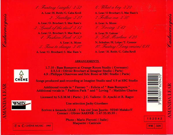 Amanda Lear - Cadavrexquis (CD, Album) - Image 4