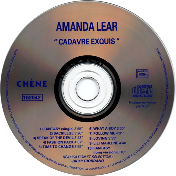 Amanda Lear - Cadavrexquis (CD, Album) - Image 5